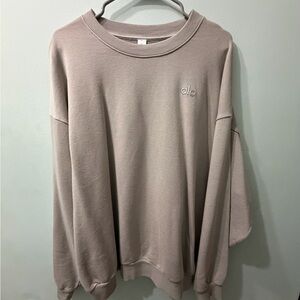 ALO Yoga Accolade Washed Crewneck Sweater